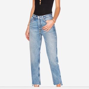 GRLFRND Helena Rigid Straight Leg Jeans